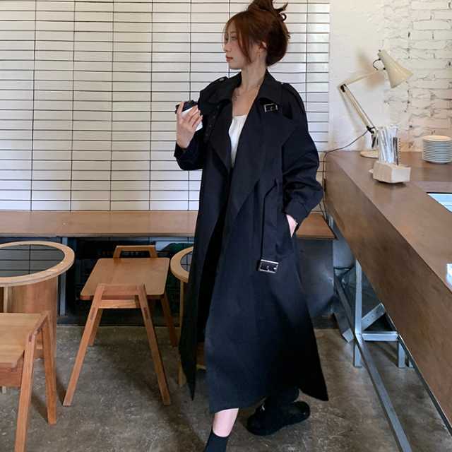 アウター コート トレンチコート ジャケット ロングジャケット マキシ 秋アウターロング丈 上着 カジュアル キレセク 通勤 ベルト レディース 春 秋 
