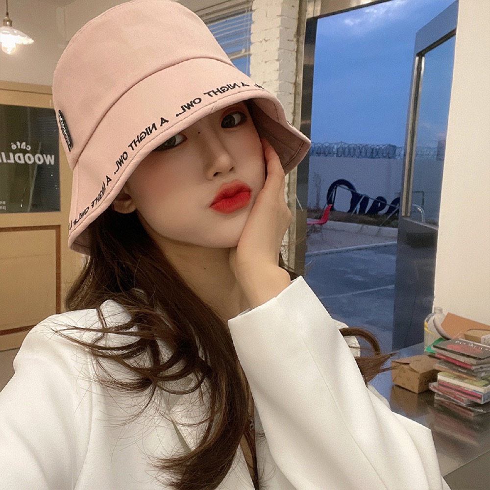 ロゴ 英文字 バケットハット バケハ 韓国 ストリート 衣装 オルチャン レディース K-POP HIPHOP 原宿系 ダンス Y2K 6ACC-229 