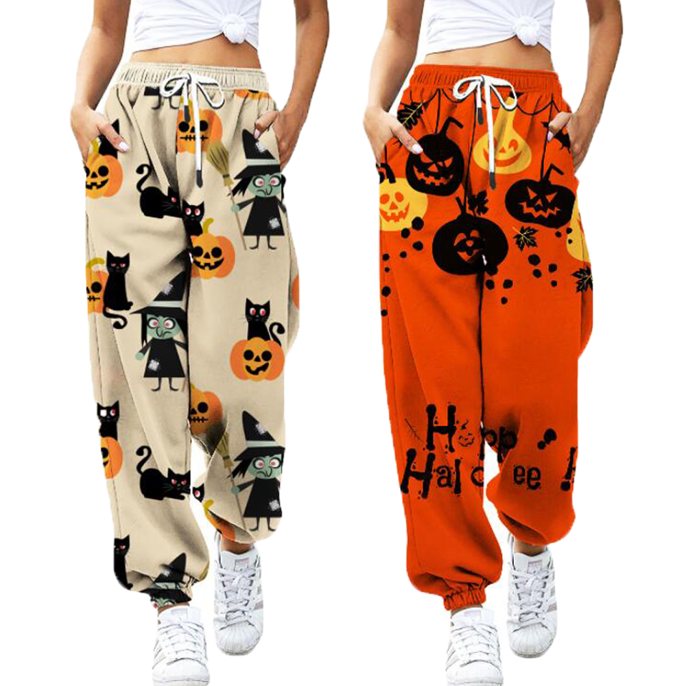 ハロウィンヨガパンツ ヒップアップ トレーニング フィットネス エアロビクス ズボン 美脚 エアロビクスウェア ランニングウェア ズボン ダンス衣装 