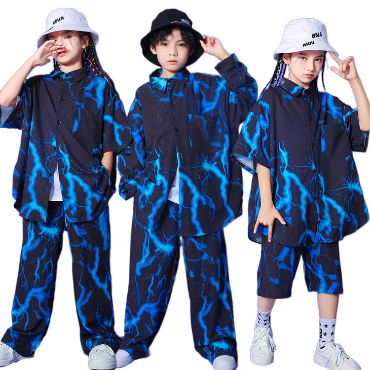 キッズダンス 衣装 ヒップホップ キッズダンス衣装 女の子 男の子 派手 発表会 新作 文化祭 韓国 かっこいい K-POP 応援団 ガールズ 学園祭演出服 キッズ 