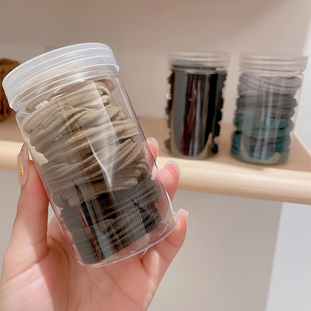 ヘアゴム8本セット 無地 リングヘアゴム  