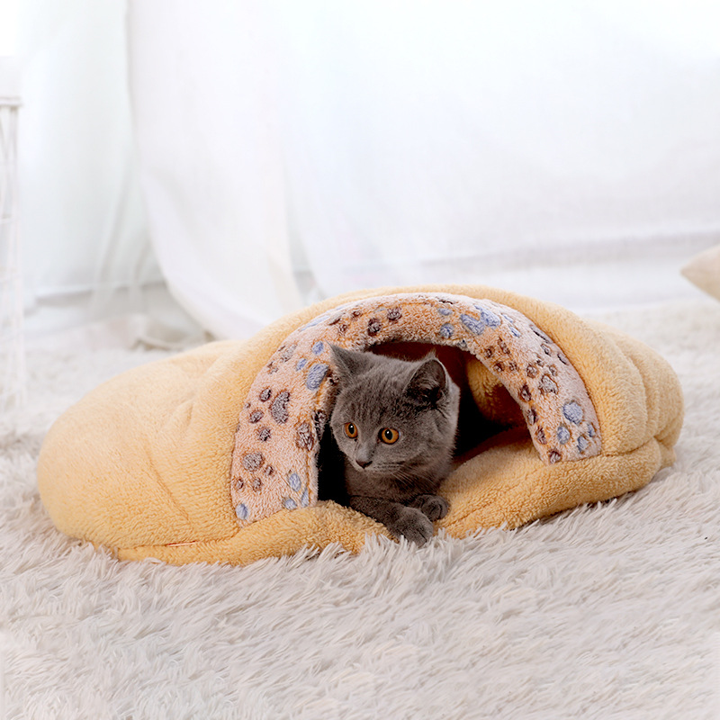 猫 ベッド ドーム型 猫ハウス ペット用寝袋 保温防寒 ペットハウス ぐっすり あったか もこもこ ふわふわ 洗える 小型犬 ペットベッド キャットハウス 犬ベッド 