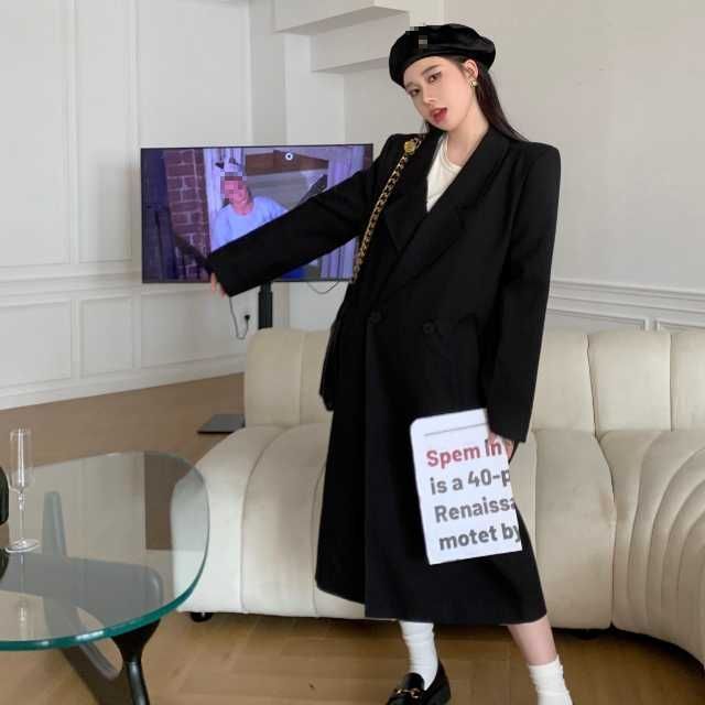 アウター コート トレンチコート ジャケット ロングジャケット マキシ 秋 春 レディース キレセク 上着 秋アウターロング丈 通勤 カジュアル シンプル 
