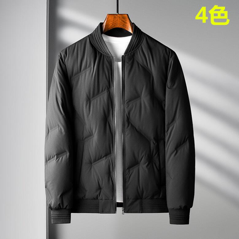 4COLOR ダウンジャケット ショート丈軽量 冬服 防寒メンズダウンコート暖かい アウター コート 防寒ダウンジャケット野球服 秋冬 シンプル 防風 ジャケット 