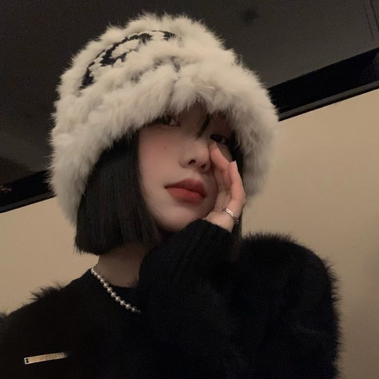 ファー バケットハット ロシア帽 バケハ 韓国 ストリート HIPHOP K-POP Y2K ダンス オルチャン 衣装 レディース 原宿系 