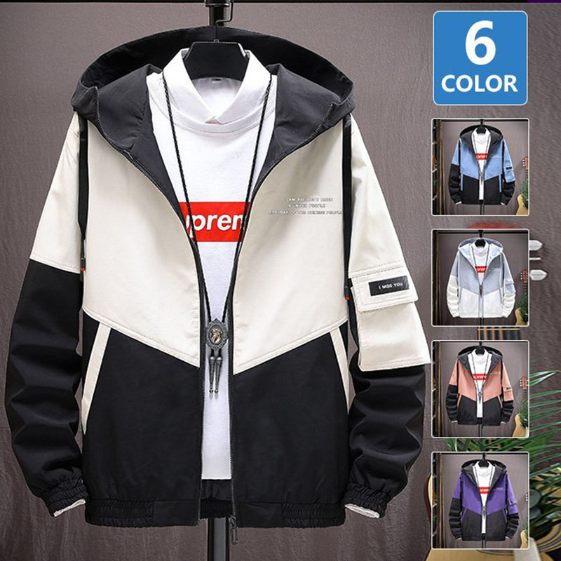 フード付き メンズジャケット コート ジャケット ジップアップ 運動着 カジュアル トップス かっこいい アウター トップス 服 秋服 お洒落 長袖 