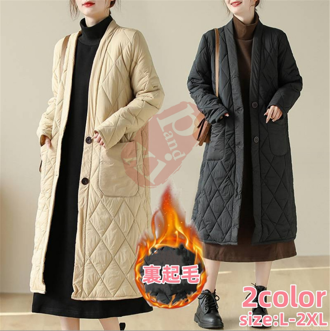 中綿コート ダウンジャケット ダウンコート ロング丈 チェスターコート 防寒 冬 体型カパー アウター 40代50代 トップス ゆったり レディース お出かけ 