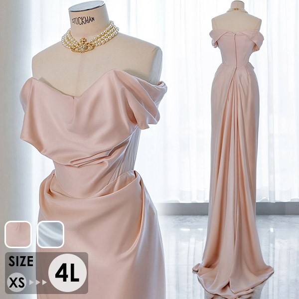 ロングドレス 大人 ピアノ 発表会 演奏会 結婚式 パーティードレス 母親 小さいサイズ マキシ丈 大きいサイズ 披露宴 二次会 韓国 