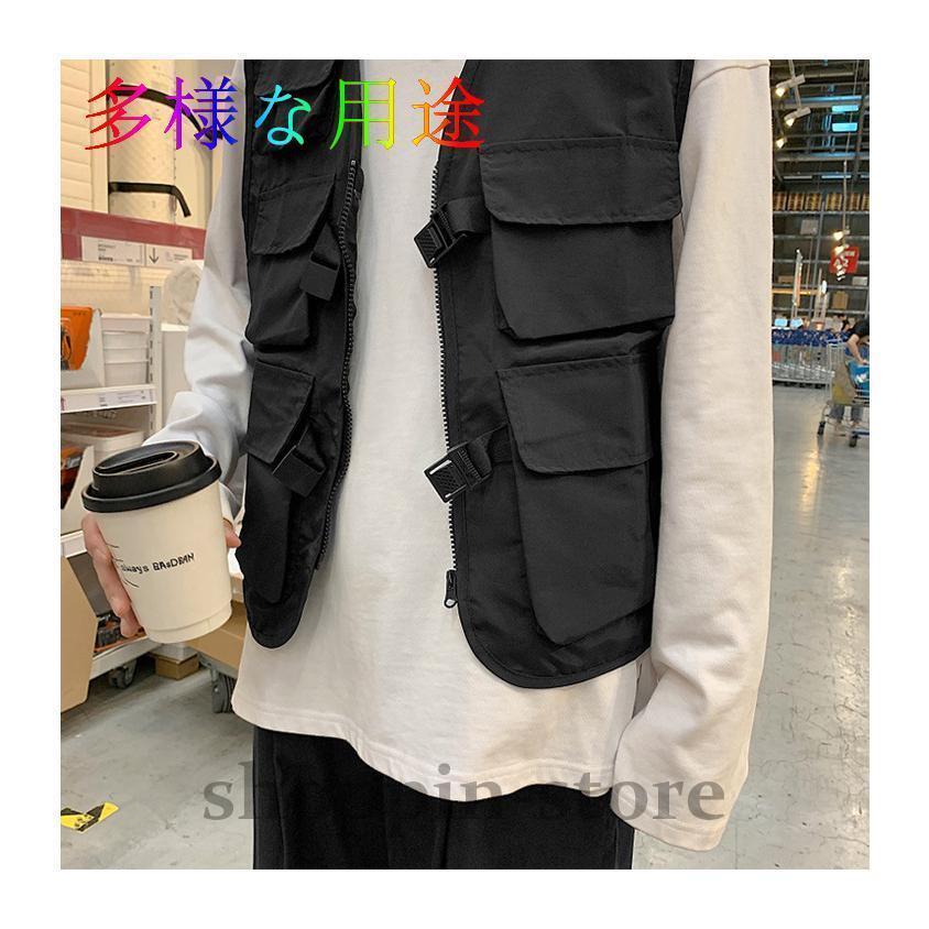 ベスト メンズ レディース トップス フィッシングベスト 多ポケット 釣り 登山 キャンプ 多機能ベスト 男女兼用 山登りカジュアル 