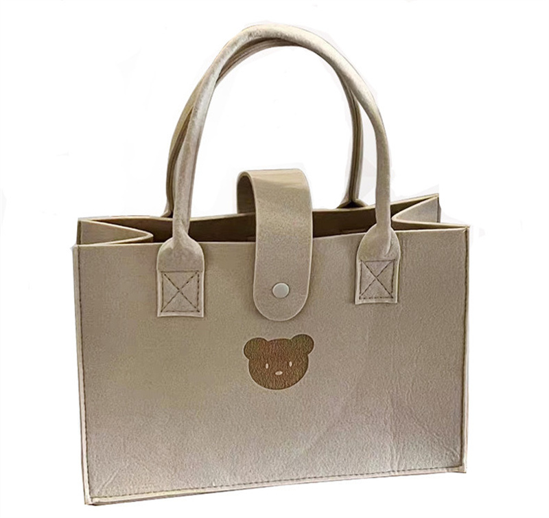 送料無料 フェルトバッグ 手提げ袋 エコバッグ ギフトプレゼントバッグ  