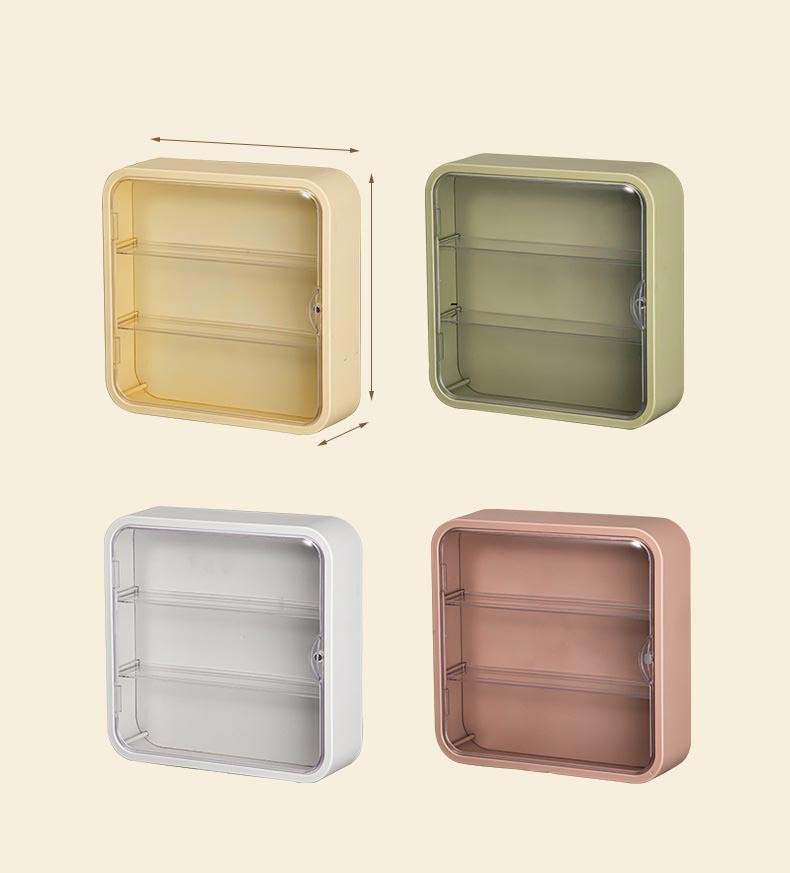 壁掛け コレクションケース 3段 フィギュアケース 収納 おしゃれ 粘着式 コレクションボックス クリアケース 展 透明 コレクションラック 取り付け 