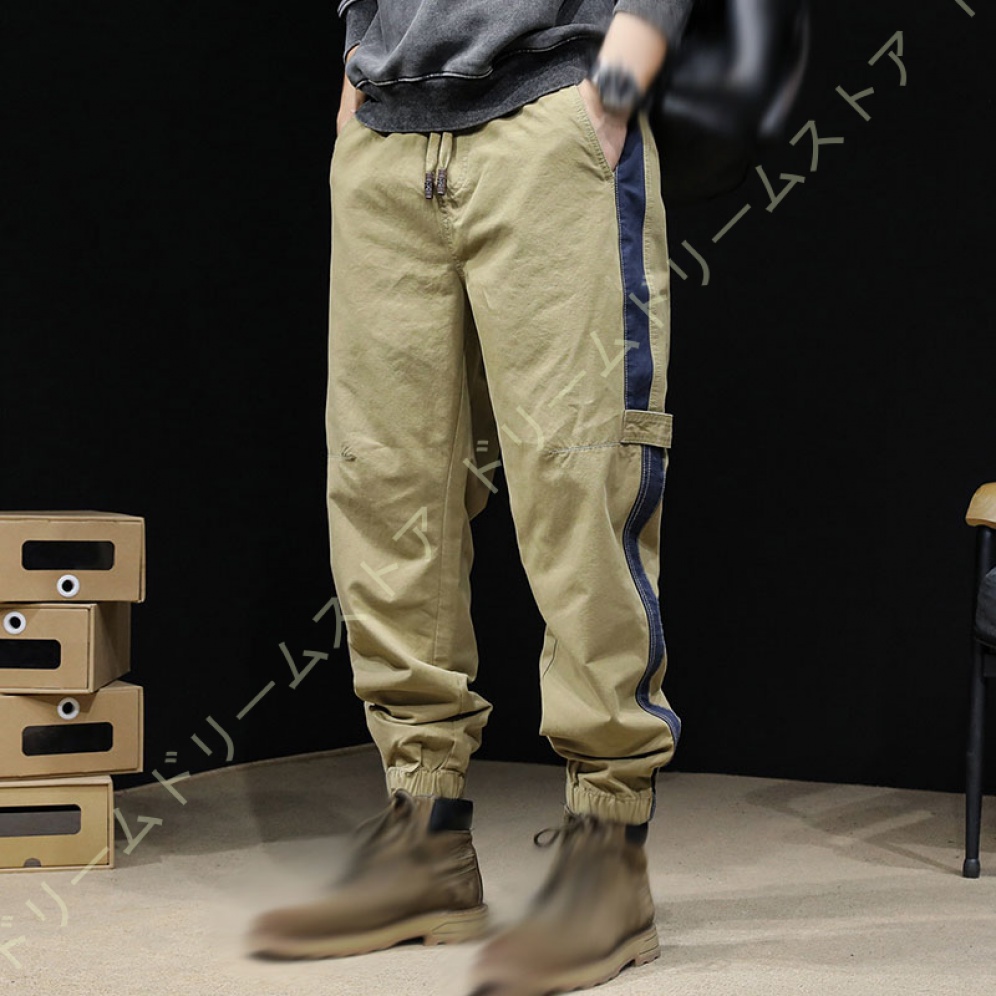 メンズ ジョガーパンツ カーゴパンツ ズボン ロングパンツ ワイドパンツ ゆったり カジュアル 快適 おしゃれ ヒップホップ ワークパンツ ポケット 