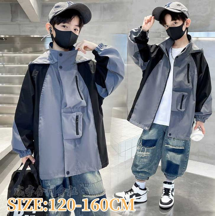 子供服 ウィンドブレーカー キッズ 女の子 ジップアップマウンテン長袖ジャケット ブルゾンジャンパー お出かけ ジュニア 女児 