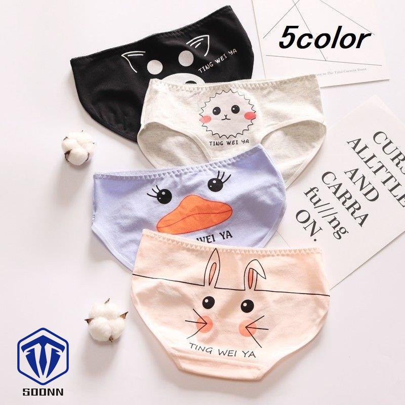 ショーツ ローライズ スタンダード レディース パンツ インナー 下着 動物 アニメ おしゃれ かわいい プリント 
