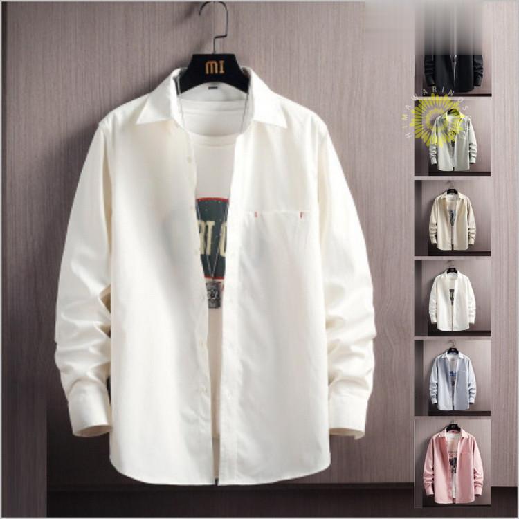 カジュアルシャツ 長袖シャツ メンズ シャツ 開襟シャツ ビジネス 秋服 メンズファッション 通勤 スリム 秋物 