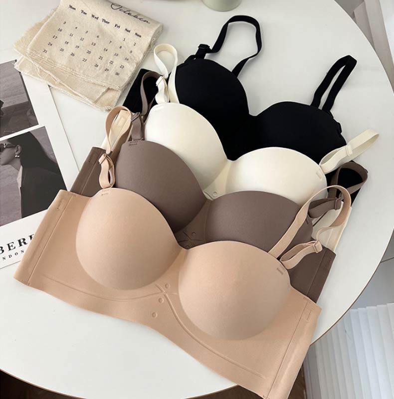立体カップ 盛りブラ レディース もちもち ノンワイヤー シームレス 揺れない 下着 脇高 盛れる 旅行 シンプル ブラジャー 脇肉 インナー 楽ちん 
