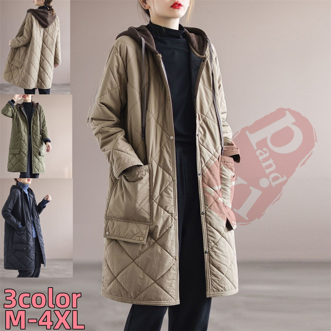 中綿コート ダウンジャケット ダウンコート ロング丈 チェスターコート 防寒 冬 レディース トップス 40代50代 体型カパー ゆったり アウター お出かけ 