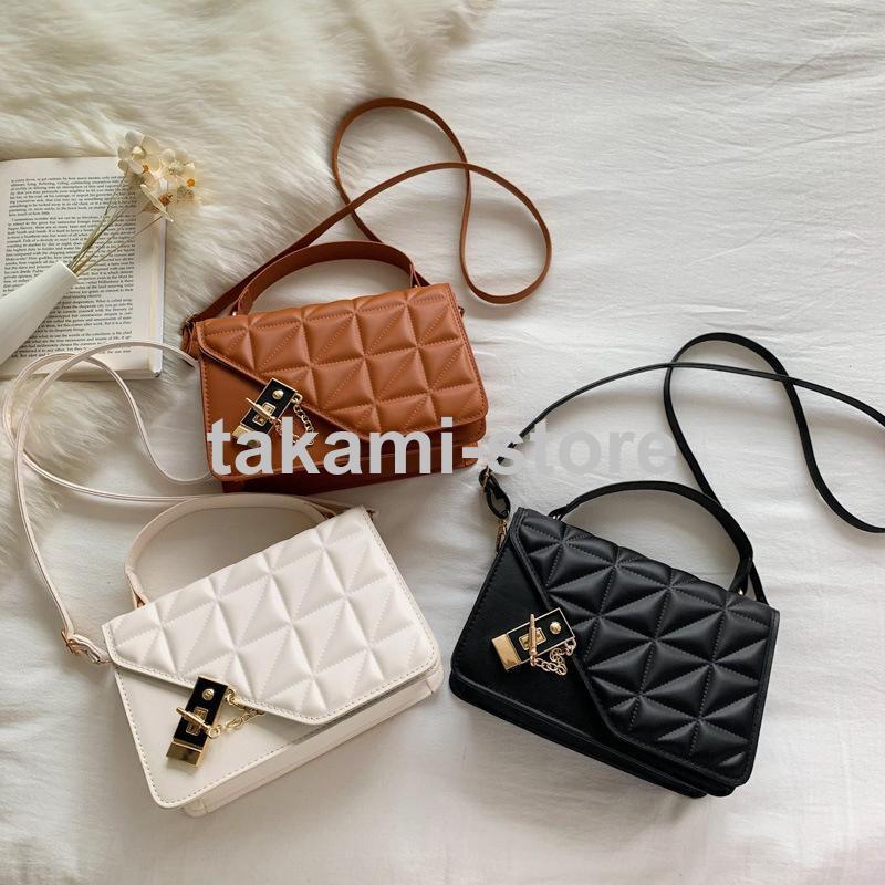 キルティングバッグショルダー PUレザー  