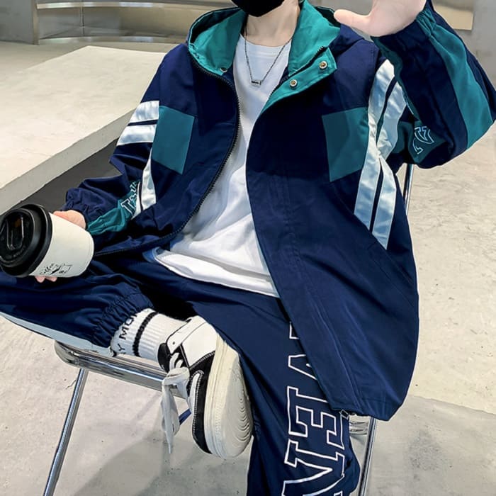 小学生 男の子 セットアップ マウンテンパンツ 2点セット セットアップ 韓国 春秋 スポーツ 子ども キッズ ジュニア ダンス 子供服 