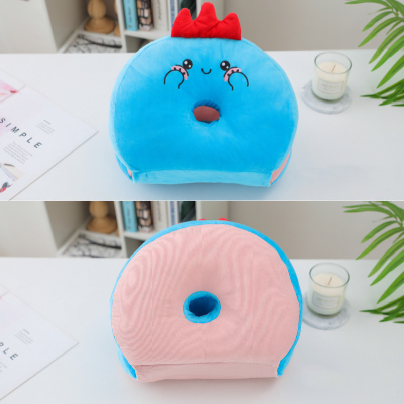 お昼寝枕 携帯枕 ネックピロー デスクピロー コンパクト 昼寝用枕 洗える 首枕 可愛い 安眠 旅行用枕 寝具 柔らかい 旅行 抱き枕 多機能 