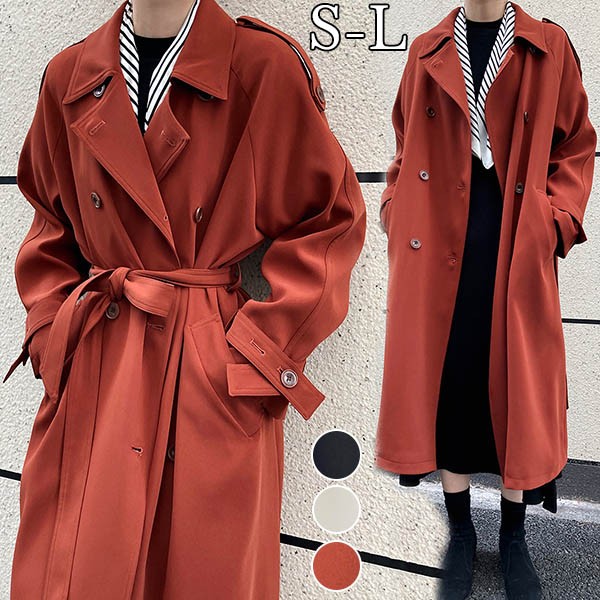 トレンチコート レディース 秋コート 小柄 着やせ 大きいサイズ 秋服 春 秋物 トレンチ ネイビー ベージュ アウター 秋 コート 
