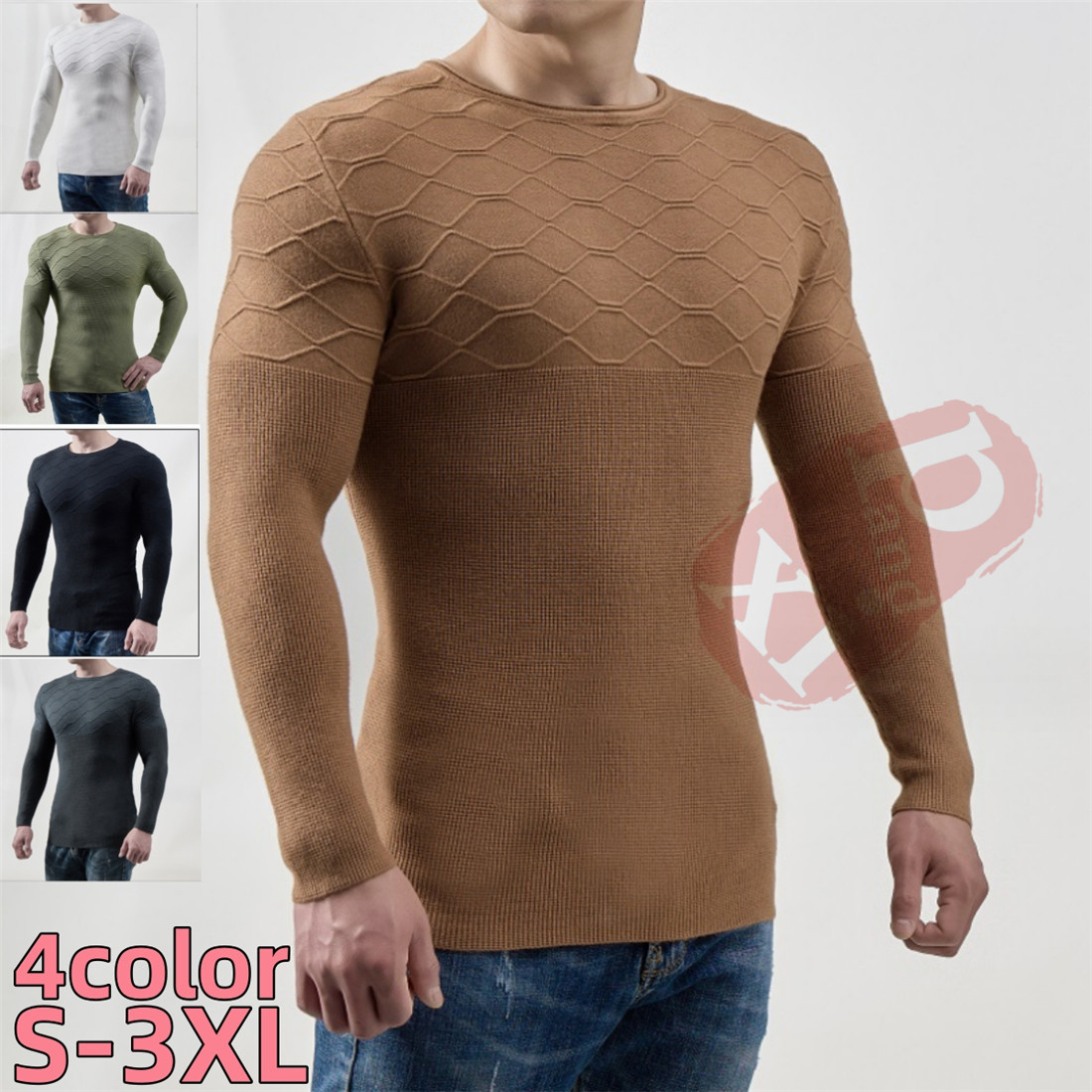 サマーニット メンズ トップス サマーセーターニットセーター メンズ トップス 秋 冬服 タートルネック 送料無料 モックネック 長袖 冬 秋服 ケーブルニット 