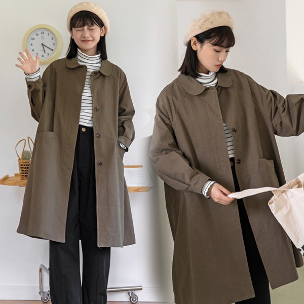 トレンチコート レディース 秋コート 小柄 着やせ かわいい ベージュ コート 春 秋物 トレンチ 秋 秋服 アウター 