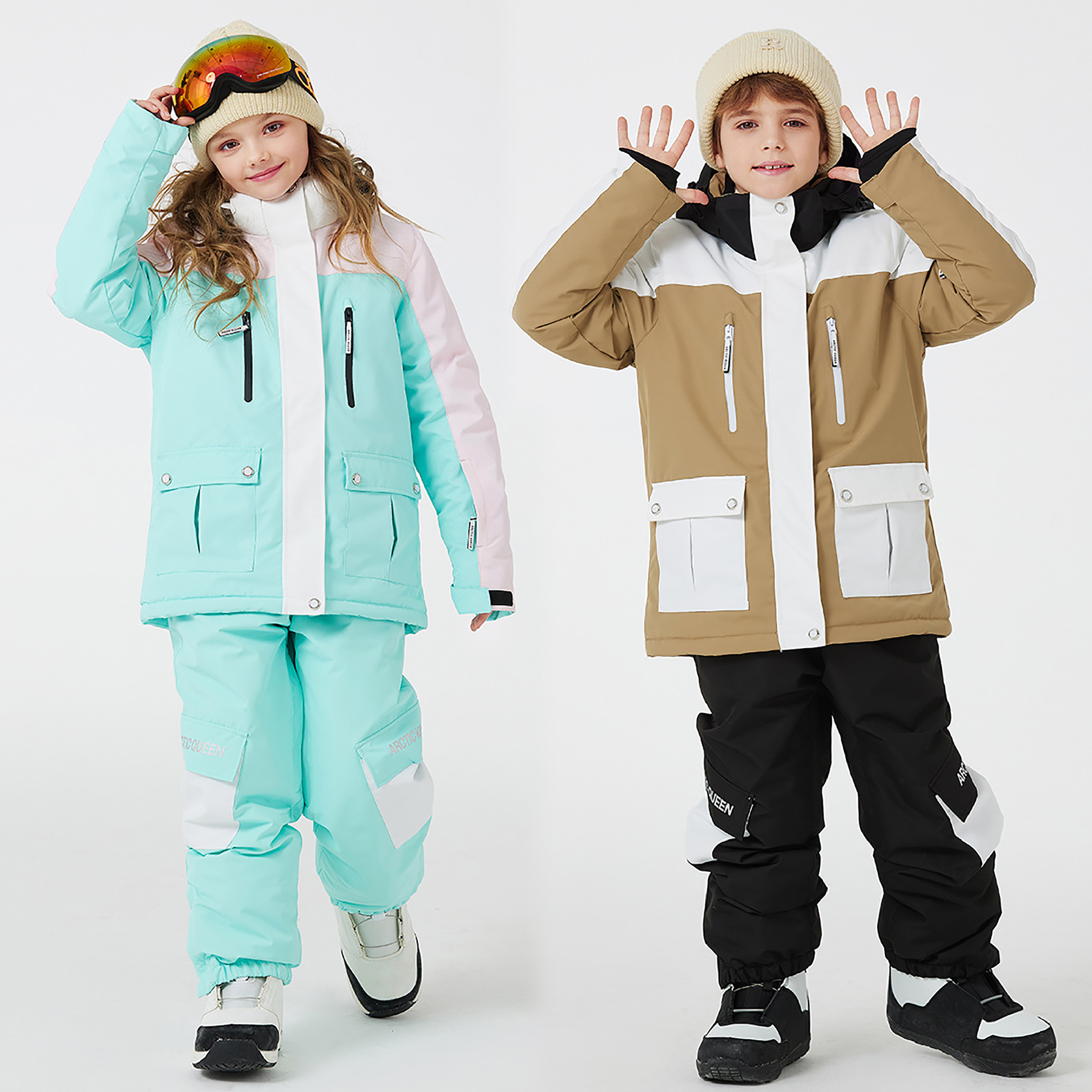 スキーウェア 子供 上下セット ジャケット パンツ 女の子 130 超撥水 スキー キッズ 男の子 150 140 110 厚手 120 スノーボードウェア 