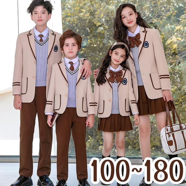 中学 小学生 卒業式 入学式 スーツ 学生服 170 100 120 お受験 140 130 5点セット 150 160 子供スーツ 発表会 4点セット 110 通学 