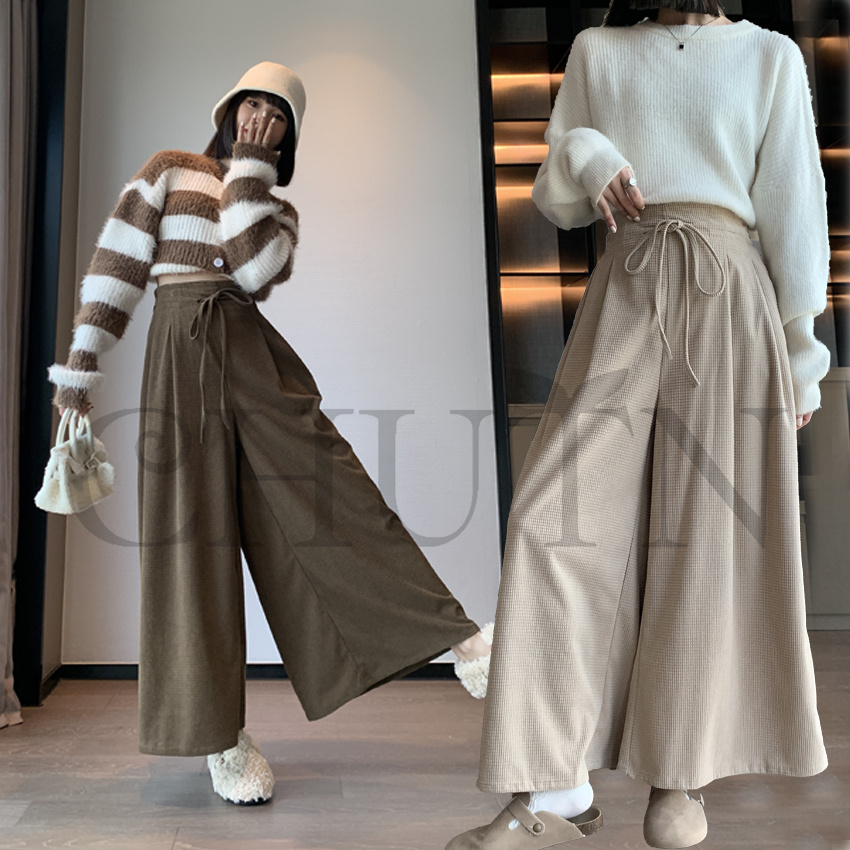 おしゃれガウチョパンツワイドパンツ レディースボロングパンツロングパンツ 春夏 パンツワイドパンツ大きいサイズパンツOLオフィスガウチョパンツ  