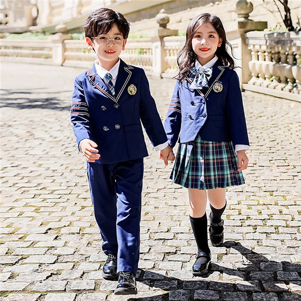 4点セット 秋冬服 学生服 子供制服 ジュニアスーツ キッズスーツ キッズ通園 小学校 ユニフォーム 受験 女の子 卒業式 入園 男の子 