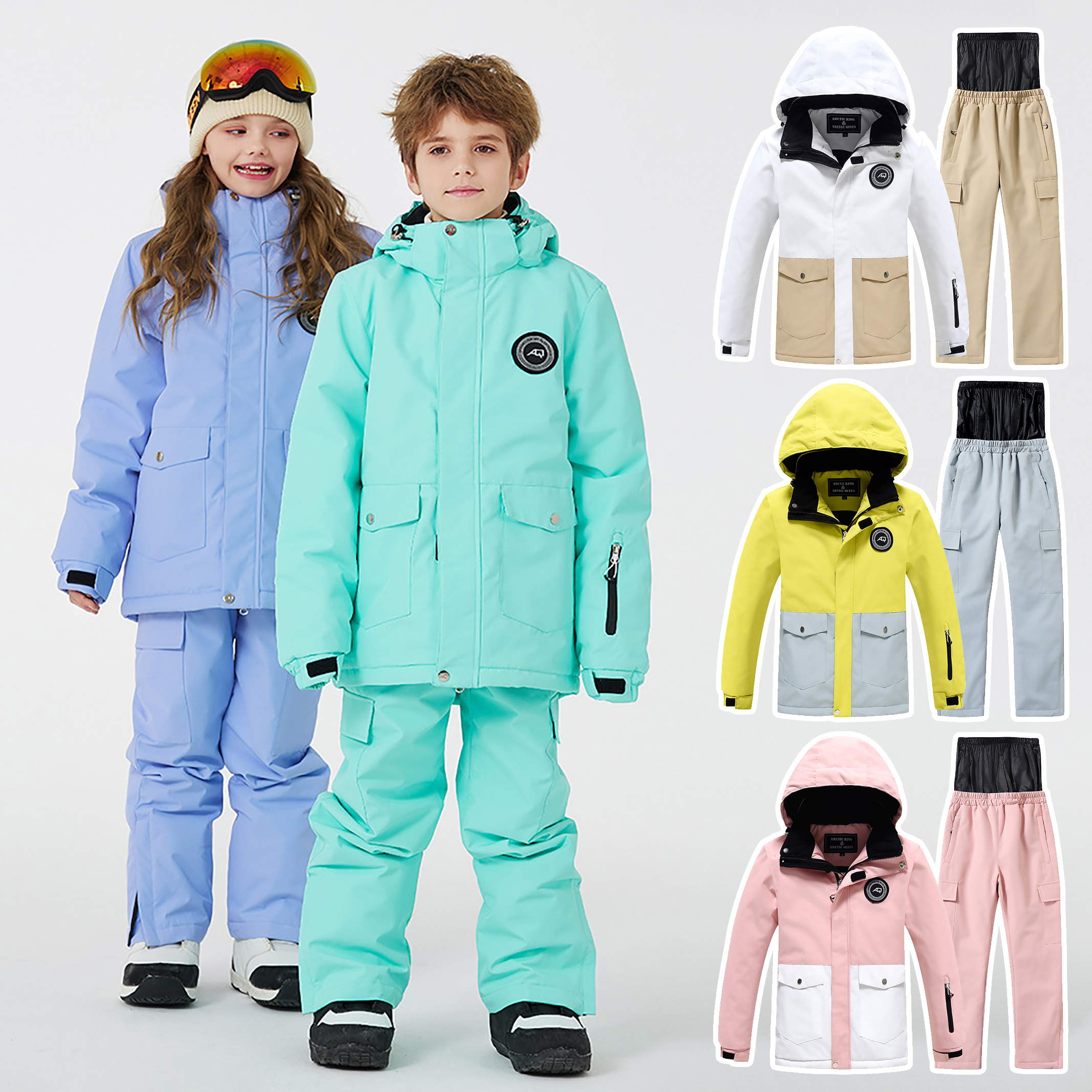 スキーウェア 子供 上下セット ジャケット パンツ 女の子 110 超撥水 120 厚手 キッズ 男の子 スキー 130 140 スノーボードウェア 150 