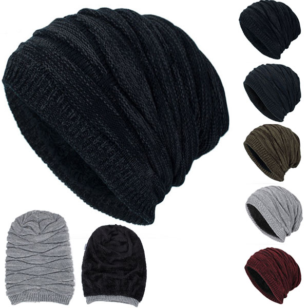 厚手 ニット帽 メンズ レディース ボア付き ニットキャップ 帽子 KNIT 秋 ワッチキャップ ニットキャップ CAP ビーニー 菱織柄 冬 大きいサイズ 